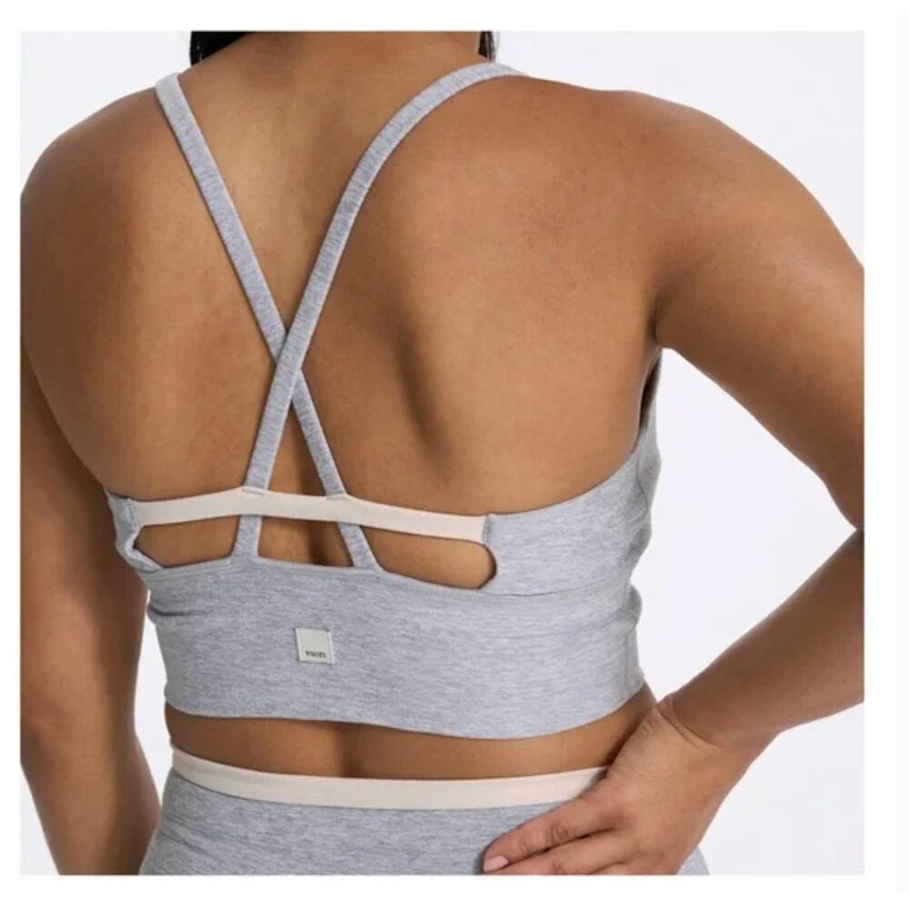 Vuori Gray Sports Bra